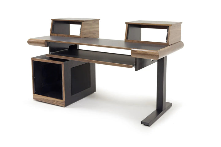 Argosy Radius Composer for 61 Keys, Straight Top, 1) Straight 10sp Base Rack, 1) Steel Leg, Bullnose Edge - Standard Trim