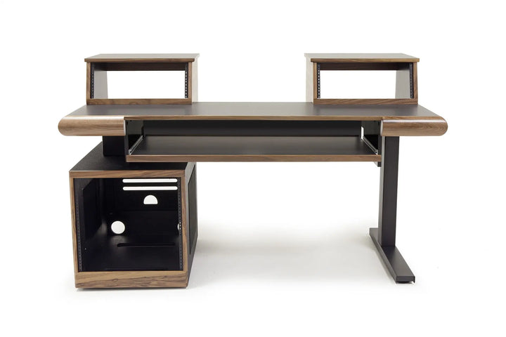 Argosy Radius Composer for 61 Keys, Straight Top, 1) Straight 10sp Base Rack, 1) Steel Leg, Bullnose Edge - Standard Trim