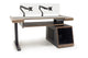 Argosy Radius Composer for 61 Keys, Straight Top, 1) Slanted 10sp Base Rack, 1) Steel Leg, Bullnose Edge - Walnut Trim Upgrade