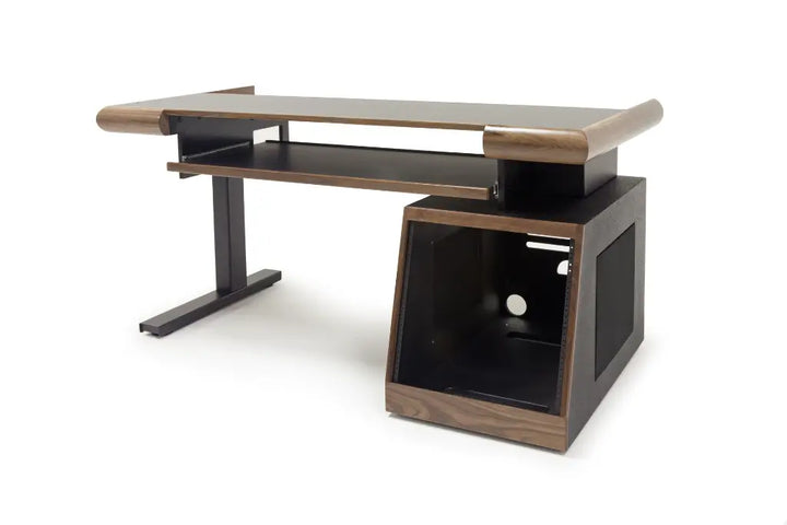 Argosy Radius Composer for 61 Keys, Straight Top, 1) Slanted 10sp Base Rack, 1) Steel Leg, Bullnose Edge - Standard Trim