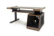 Argosy Radius Composer for 61 Keys, Straight Top, 1) Slanted 10sp Base Rack, 1) Steel Leg, Bullnose Edge - Standard Trim
