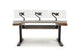 Argosy Radius Composer for 61 Keys, Splayed Top, 2) Steel Legs, Bullnose Edge - Standard Trim