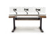 Argosy Radius Composer for 61 Keys, Splayed Top, 2) Steel Legs, Bullnose Edge - Walnut Trim Upgrade