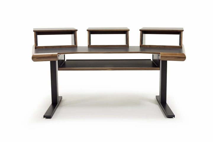 Argosy Radius Composer for 61 Keys, Splayed Top, 2) Steel Legs, Bullnose Edge - Walnut Trim Upgrade