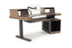 Argosy Radius Composer for 61 Keys, Splayed Top, 1) Straight 10sp Base Rack, 1) Steel Leg, Bullnose Edge - Walnut Trim Upgrade