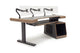 Argosy Radius Composer for 61 Keys, Splayed Top, 1) Slanted 10sp Base Rack, 1) Steel Leg, Bullnose Edge - Walnut Trim Upgrade