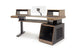 Argosy Radius Composer for 61 Keys, Splayed Top, 1) Slanted 10sp Base Rack, 1) Steel Leg, Bullnose Edge - Walnut Trim Upgrade