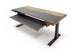 Argosy Radius Composer for 88 Keys, Straight Top, 2) Steel Legs, Bullnose Edge - Walnut Trim Upgrade