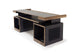 Argosy Radius Composer for 88 Keys, Straight Top, 2) Straight 10sp Base Racks, Bullnose Edge - Walnut Trim Upgrade