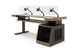 Argosy Radius Composer for 88 Keys, Straight Top, 1) Slanted 10sp Base Rack, 1) Steel Leg, Bullnose Edge - Standard Trim