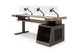 Argosy Radius Composer for 88 Keys, Straight Top, 1) Slanted 10sp Base Rack, 1) Steel Leg, Bullnose Edge - Standard Trim