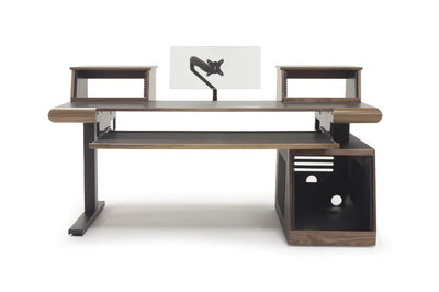 Argosy Radius Composer for 88 Keys, Straight Top, 1) Slanted 10sp Base Rack, 1) Steel Leg, Bullnose Edge - Standard Trim