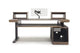 Argosy Radius Composer for 88 Keys, Straight Top, 1) Slanted 10sp Base Rack, 1) Steel Leg, Bullnose Edge - Walnut Trim Upgrade