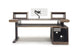 Argosy Radius Composer for 88 Keys, Straight Top, 1) Slanted 10sp Base Rack, 1) Steel Leg, Bullnose Edge - Walnut Trim Upgrade