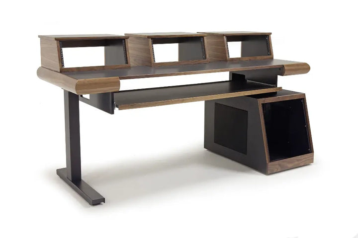 Argosy Radius Composer for 88 Keys, Straight Top, 1) Slanted 10sp Base Rack, 1) Steel Leg, Bullnose Edge - Standard Trim