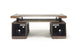 Argosy Radius Composer for 88 Keys, Straight Top, 2) Slanted 10sp Base Racks, Bullnose Edge - Walnut Trim Upgrade