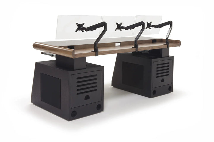 Argosy Radius Composer for 88 Keys, Straight Top, 2) Slanted 10sp Base Racks, Bullnose Edge - Standard Trim