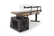 Argosy Radius Composer for 88 Keys, Splayed Top, 1) Straight 10sp Base Rack, 1) Steel Leg, Bullnose Edge - Walnut Trim Upgrade