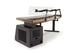 Argosy Radius Composer for 88 Keys, Splayed Top, 1) Straight 10sp Base Rack, 1) Steel Leg, Bullnose Edge - Standard Trim