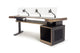 Argosy Radius Composer for 88 Keys, Splayed Top, 1) Straight 10sp Base Rack, 1) Steel Leg, Bullnose Edge - Walnut Trim Upgrade
