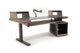 Argosy Radius Composer for 88 Keys, Splayed Top, 1) Straight 10sp Base Rack, 1) Steel Leg, Bullnose Edge - Standard Trim