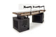 Argosy Radius Composer for 88 Keys, Splayed Top, 2) Straight 10sp Base Racks, Bullnose Edge - Walnut Trim Upgrade