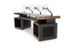 Argosy Radius Composer for 88 Keys, Splayed Top, 2) Straight 10sp Base Racks, Bullnose Edge - Walnut Trim Upgrade
