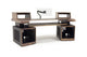 Argosy Radius Composer for 88 Keys, Splayed Top, 2) Straight 10sp Base Racks, Bullnose Edge - Standard Trim