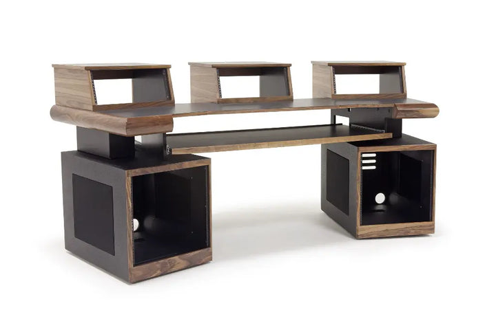 Argosy Radius Composer for 88 Keys, Splayed Top, 2) Straight 10sp Base Racks, Bullnose Edge - Walnut Trim Upgrade