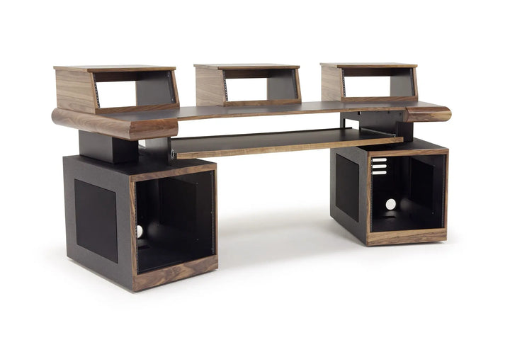 Argosy Radius Composer for 88 Keys, Splayed Top, 2) Straight 10sp Base Racks, Bullnose Edge - Walnut Trim Upgrade