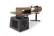 Argosy Radius Composer for 88 Keys, Splayed Top, 1) Slanted 10sp Base Rack, 1) Steel Leg, Bullnose Edge - Standard Trim