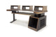 Argosy Radius Composer for 88 Keys, Splayed Top, 1) Slanted 10sp Base Rack, 1) Steel Leg, Bullnose Edge - Walnut Trim Upgrade