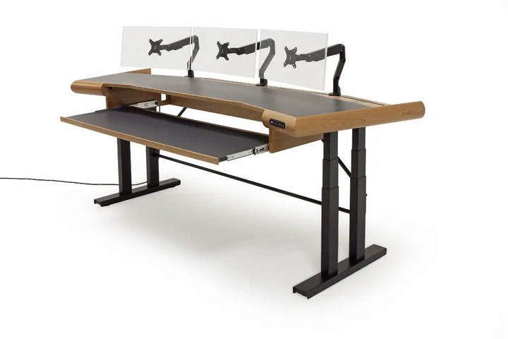 Argosy Radius Composer for 88 Keys, Splayed Top, Height Adjustable Steel Legs, Bullnose Edge - Standard Trim