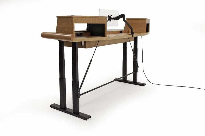 Argosy Radius Composer for 88 Keys, Splayed Top, Height Adjustable Steel Legs, Bullnose Edge - Standard Trim