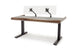 Argosy Radius Signature w/67" Straight Top, 2) Steel Legs, Bullnose Edge - Standard Trim