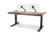 Argosy Radius Signature w/67" Straight Top, 2) Steel Legs, Bullnose Edge - Walnut Trim Upgrade