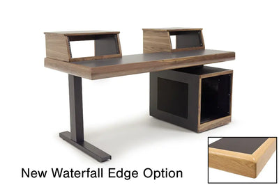 Argosy Radius Signature w/67" Straight Top, 1) Straight 10sp Base Rack, 1) Steel Leg, Waterfall Edge - Standard Trim