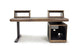 Argosy Radius Signature w/67" Straight Top, 1) Straight 10sp Base Rack, 1) Steel Leg, Bullnose Edge - Standard Trim