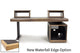 Argosy Radius Signature w/67" Straight Top, 1) Straight 10sp Base Rack, 1) Steel Leg, Waterfall Edge - Walnut Trim Upgrade