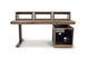 Argosy Radius Signature w/67" Straight Top, 1) Straight 10sp Base Rack, 1) Steel Leg, Bullnose Edge - Standard Trim