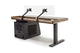 Argosy Radius Signature w/67" Straight Top, 1) Slanted 10sp Base Rack, 1) Steel Leg, Bullnose Edge - Walnut Trim Upgrade