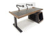 Argosy Radius Signature w/67" Straight Top, 1) Slanted 10sp Base Rack, 1) Steel Leg, Bullnose Edge - Standard Trim