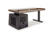 Argosy Radius Signature w/67" Straight Top, 1) Slanted 10sp Base Rack, 1) Steel Leg, Bullnose Edge - Standard Trim