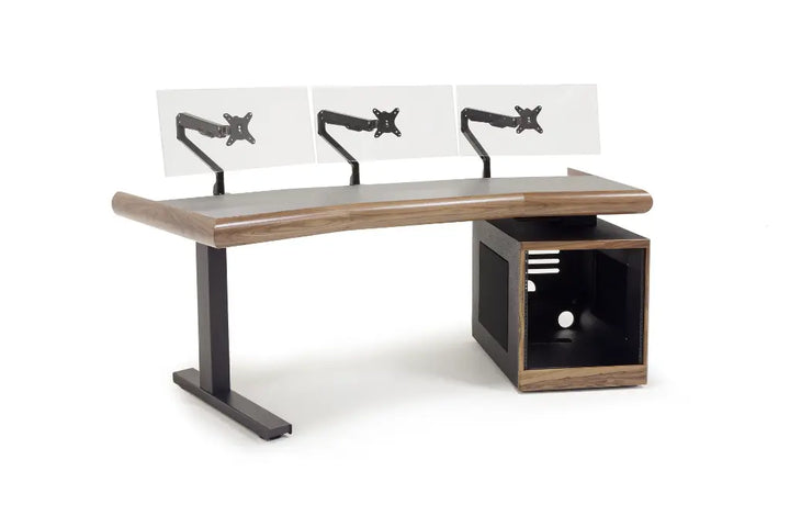 Argosy Radius Signature w/67" Splayed Top, 1) Straight 10sp Base Rack, 1) Steel Leg, Bullnose Edge - Standard Trim