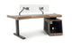 Argosy Radius Signature w/67" Splayed Top, 1) Slanted 10sp Base Rack, 1) Steel Leg, Bullnose Edge - Standard Trim