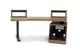 Argosy Radius Signature w/67" Splayed Top, 1) Slanted 10sp Base Rack, 1) Steel Leg, Bullnose Edge - Standard Trim