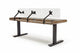 Argosy Radius Signature w/78" Straight Top, 2) Steel Legs, Bullnose Edge - Walnut Trim Upgrade