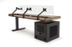 Argosy Radius Signature w/78" Straight Top, 1) Straight 10sp Base Rack, 1) Steel Leg, Bullnose Edge - Walnut Trim Upgrade