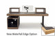 Argosy Radius Signature w/78" Straight Top, 1) Straight 10sp Base Rack, 1) Steel Leg, Waterfall Edge - Standard Trim