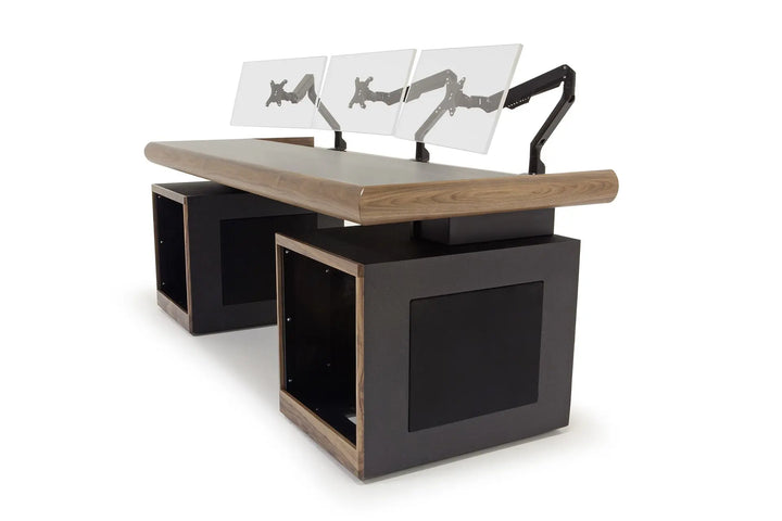 Argosy Radius Signature w/78" Straight Top, 2) Straight 10sp Base Racks, Bullnose Edge - Walnut Trim Upgrade